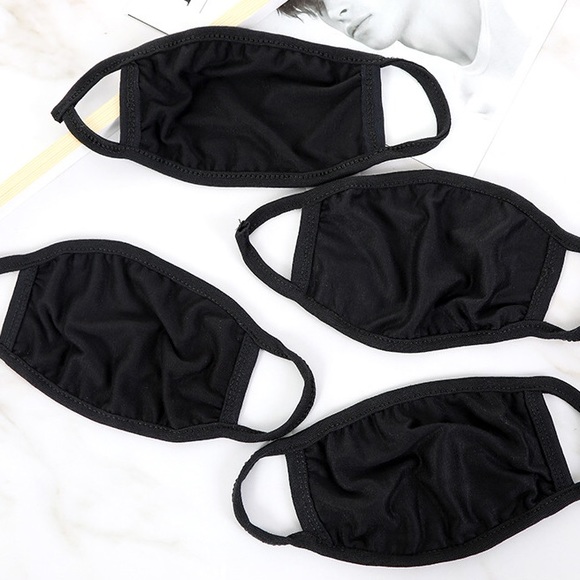 Pack of 10 unisex cotton face masks - Picture 2 of 3